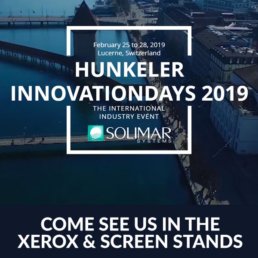 Hunkeler Innovation Days 2019 Solimar Blog