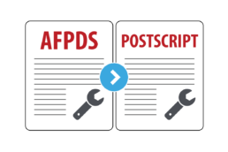 SPDE AFPDS::PostScript Conversion Module