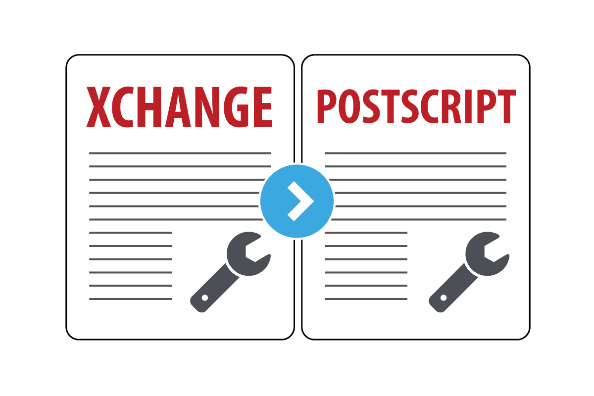 SPDE XCHANGE::PostScript Conversion Module