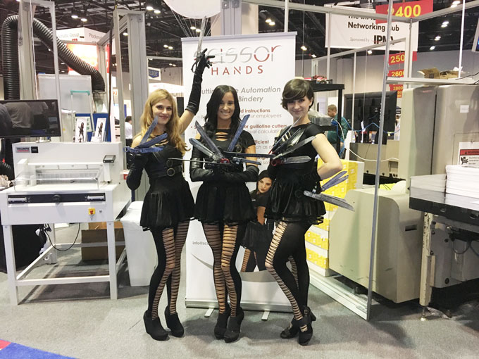 Edward Scissorhands has 3 Sister or Day 1 at Graph Expo 2016