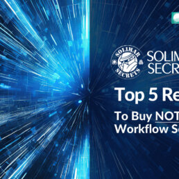Header Image for Top 5 Reasons to Buy Not Build Workflow Software video page