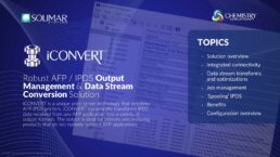 iCONVERT - Robust AFP / IPDS Output Management & Data Stream Conversion Solution