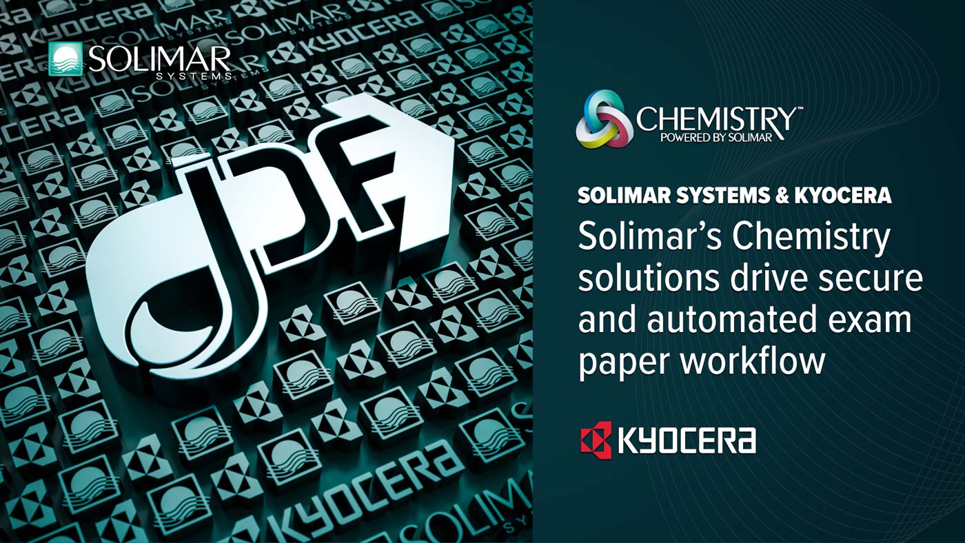 Header image for National Exam Books - Kyocera and Solimar case study and video