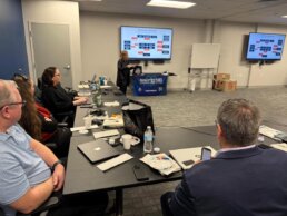 Photo at RevSpring showing guests during the RevSpring CAC Meeting and Presentations