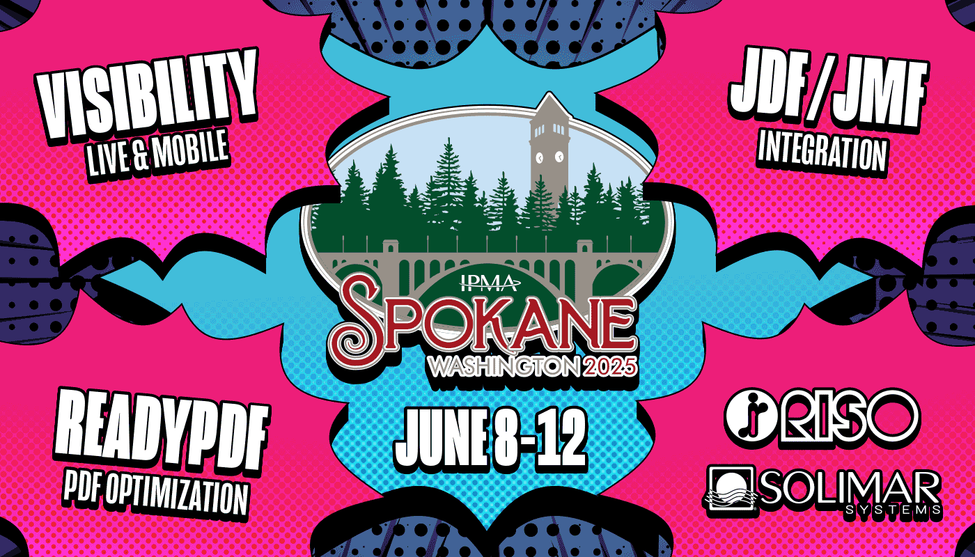 Header image for the Solimar Systems/RISO press release for the IPMA Conference, June 8-12, 2025