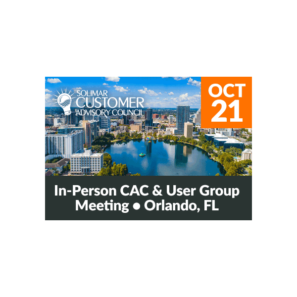 CAC and User Group Meeting - Orlando, FL