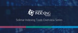 Header image for Solimar Indexing Tools Overview Video Series